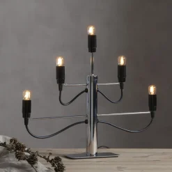 Candelabro Milano 5, 46 cm, Cromo