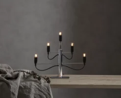 Candelabro Milano 5, 46 cm, Cromo