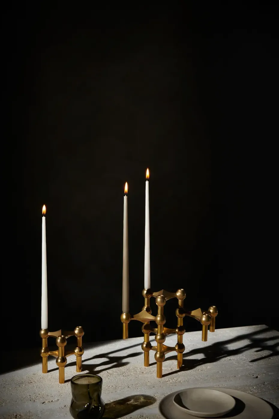 Candelabro Nagel, latón