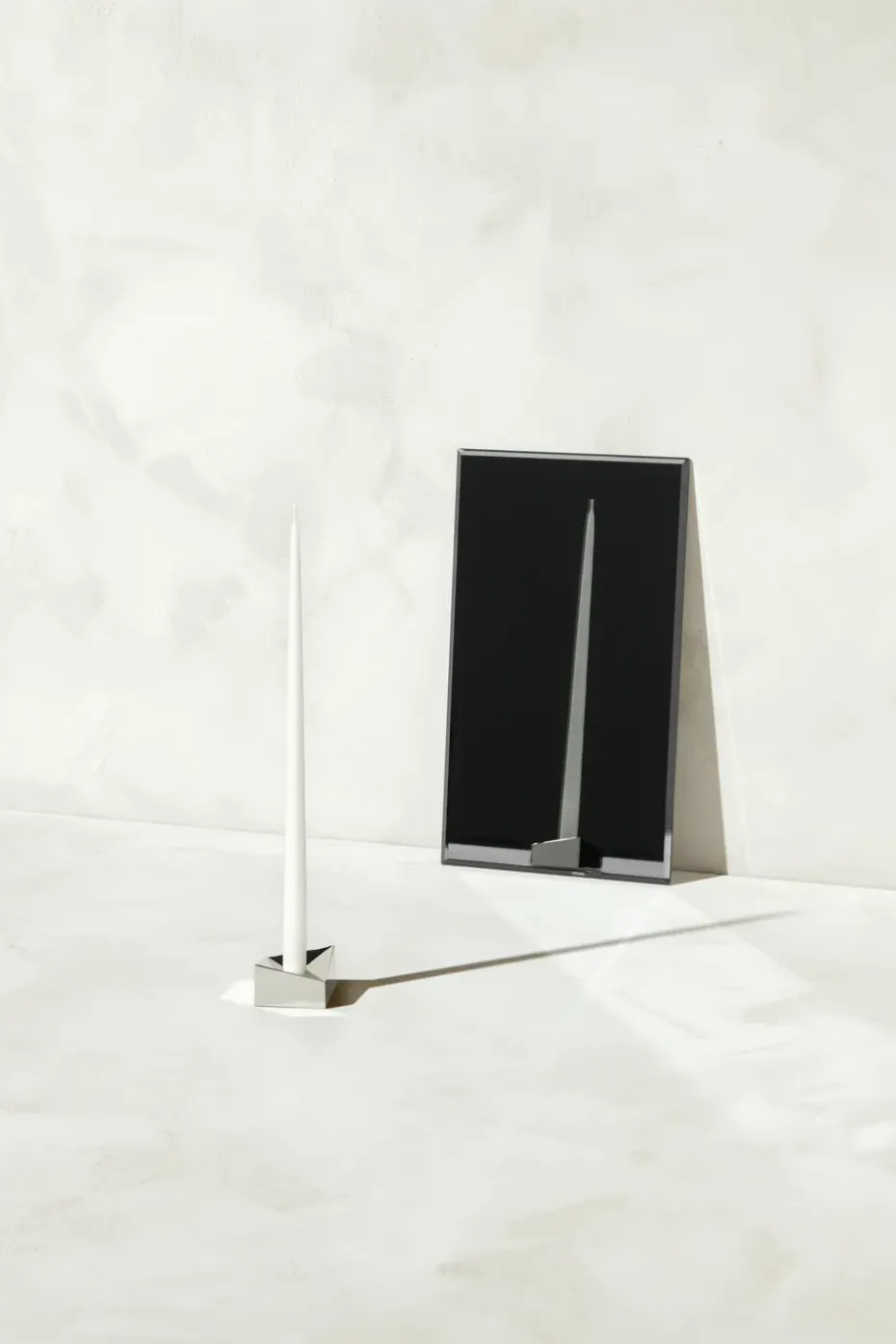 Candelabro STOFF Nagel reflect small 2,7 cm, cromo