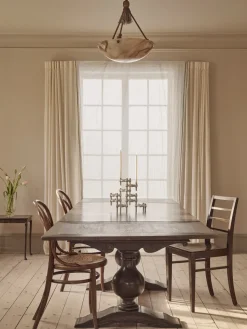 Candelabro STOFF Quist, Cromo cepillado