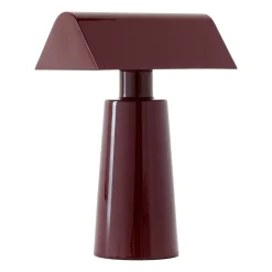 Caret MF1 portable Lámpara de mesa, Dark burgundy