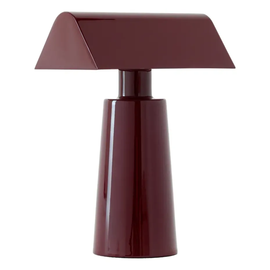 Caret MF1 portable Lámpara de mesa, Dark burgundy