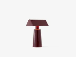Caret MF1 portable Lámpara de mesa, Dark burgundy