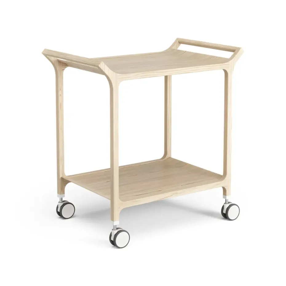 Carrito para servir Teatime, fresno lacado
