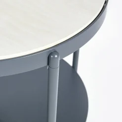 Carro con ruedas Lene, White, mdf