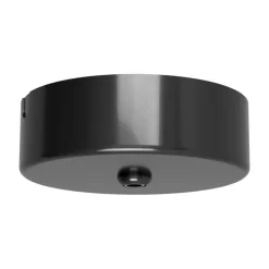 Casquillo para lámpara colgante Belle, Negro brillante
