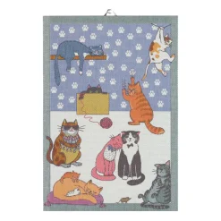 Cats fun Paño de cocina, 35x50 cm