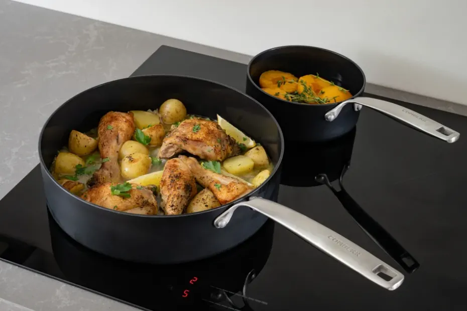 Cazuela Combekk Element de aluminio negro, Ø28 cm