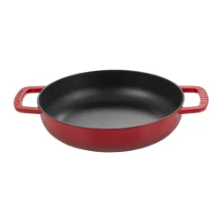 Cazuela de hierro fundido esmaltado Combekk Enameled Ø28 cm, Pomo cherry-silver