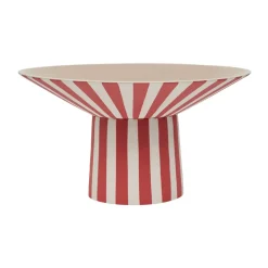 Centro de mesa Toppu alto Ø30x17 cm, Red-peach