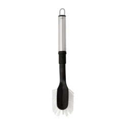Cepillo para platos Heirol con cabezal reemplazable, Negro-acero inoxidable