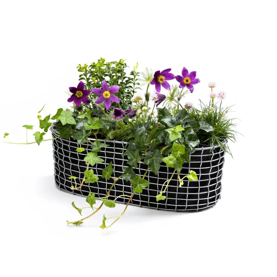 Cesta balcón Korbo, acero galvanizado