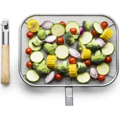 Cesta BBQ Sagaform, acero inoxidable