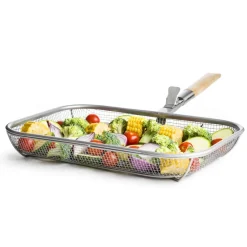 Cesta BBQ Sagaform, acero inoxidable