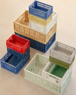 Cesta Colour Crate S 17x26,5 cm, Dark blue
