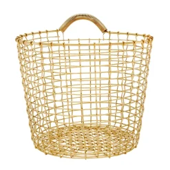 Cesta de alambre Korbo Bin 16, latón