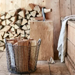 Cesta de alambre Korbo Classic 24, acero galvanizado