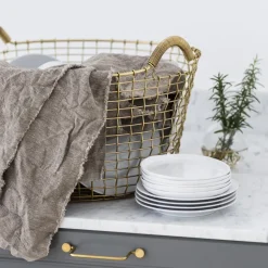 Cesta de alambre Korbo Classic 35, latón