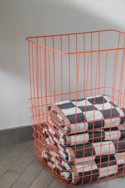 Cesta de almacenamiento Store-it con bolsa de algodón, large, Orange