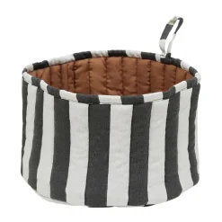 Cesta de pan Toppu Ø24 cm, Black-white -taupe