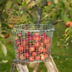 Cesta metálica Korbo Bucket 24, acero galvanizado