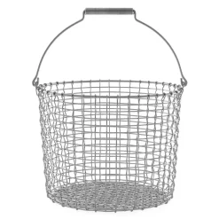 Cesta metálica Korbo Bucket 20, acero a prueba de ácidos