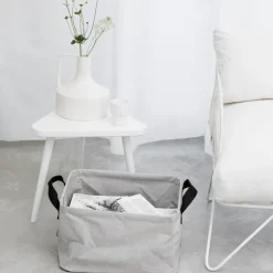 Cesta ropa sucia plegable Brabantia, gris