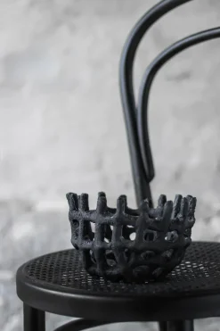 Cesta trenzada Art Piece, Black