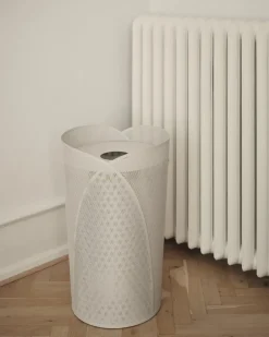 Cesto de ropa Oya 75 L, Gris cálido