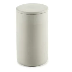 cilíndrico con tapa Cose alto Ø7 cm, Beige