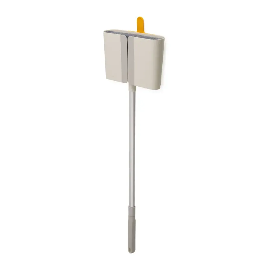 Cleantech escoba de mango largo ajustable con almacenamiento, Stone