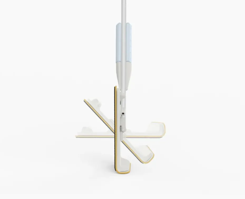 Cleantech mopa de suelo 2-en-1 con fregado, Light Stone