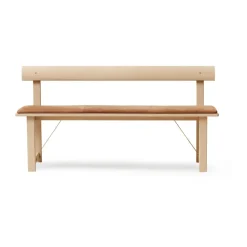 Cojín asiento Position 155 cm, Cuero natural