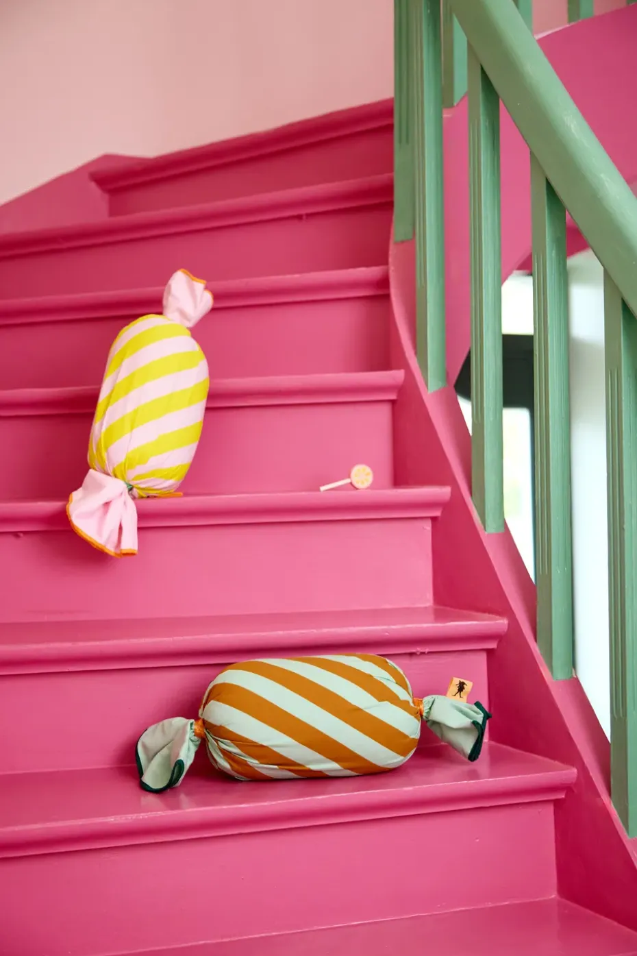 Cojín caramelo Pippi, Rosa