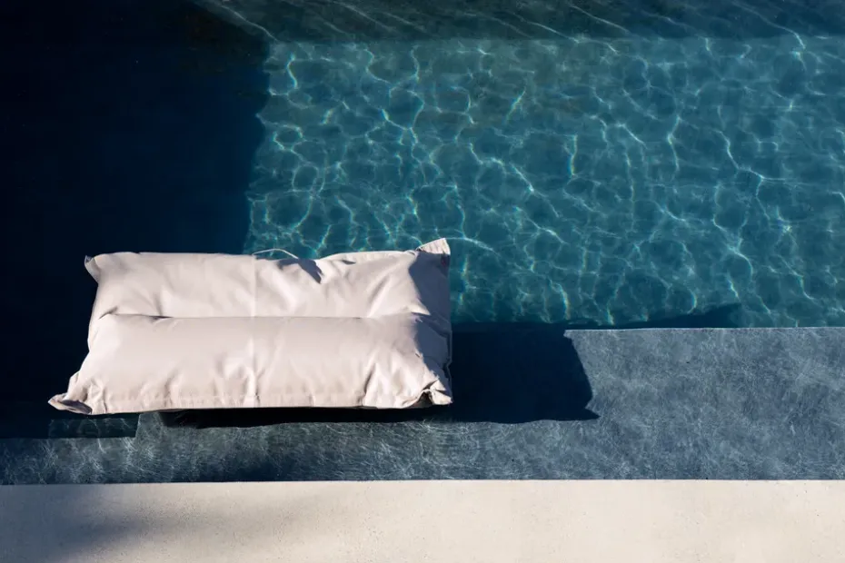 Cojín flotante Ulisse 150x108x25 cm, Celiste