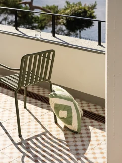 Cojín Impal Outdoor, Sage/off white, 50 cm