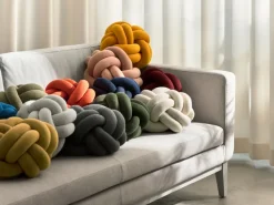 Cojín Knot, Forest green