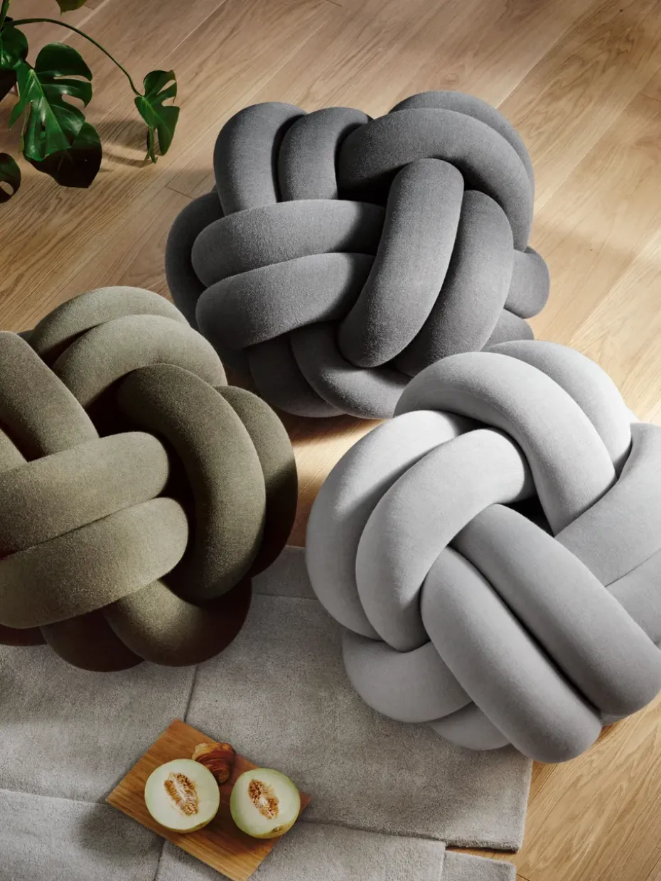 Cojín Knot XL, Forest Green