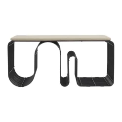 Cojín para banco Curva 32x95,5 cm, Taupe