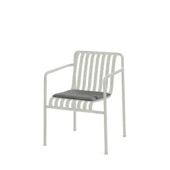 Cojín para silla de comedor con reposabrazos Palissade, Anthracite