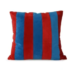 Cojín Pathi M 45x45 cm, Azul-rojo