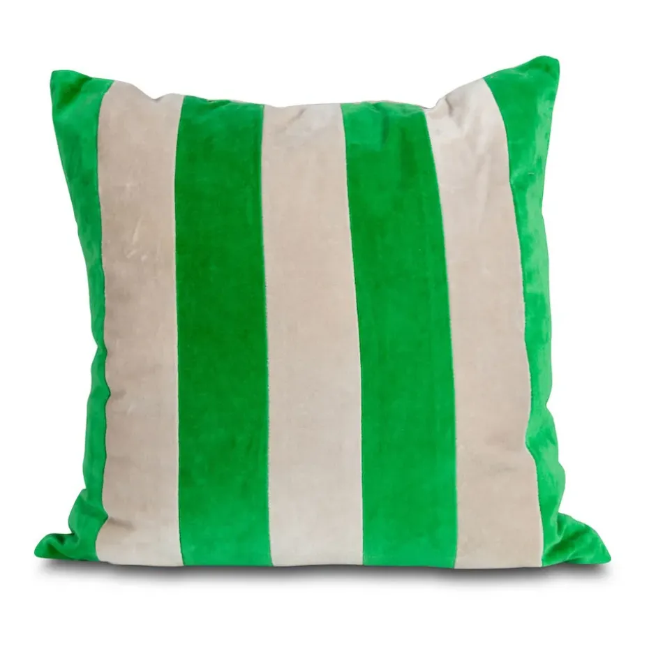 Cojín Pathi M 45x45 cm, verde-beige
