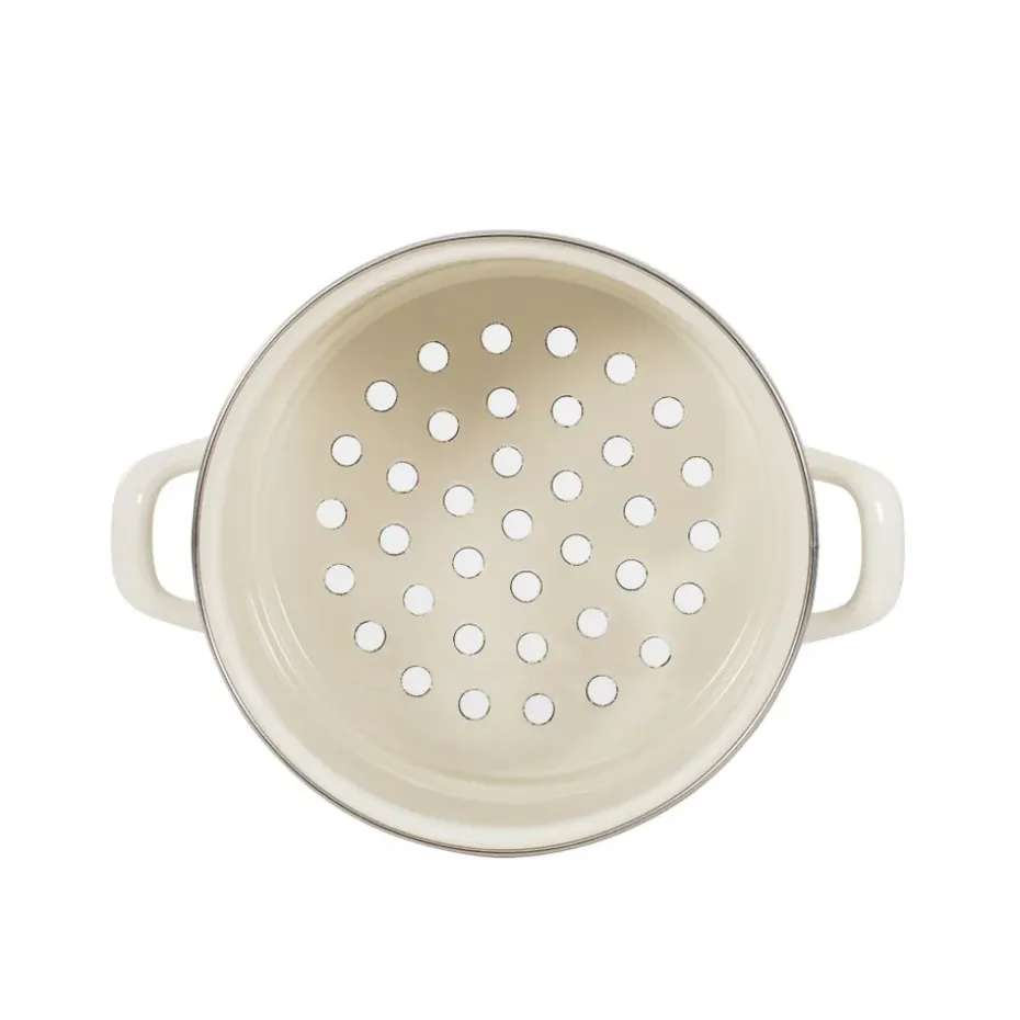 Colador con función de cocción al vapor Kockums, Cream lux (beige)