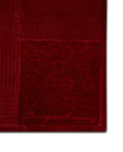 Colcha Cotton Velvet Star 160x240 cm, Rojo