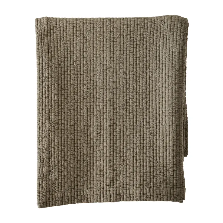 Colcha de cama Brick 140x200 cm, Olive