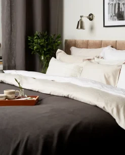 Colcha de cama Hotel Velvet 160x240 cm, gris oscuro