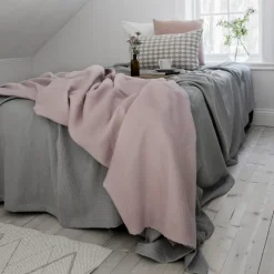 Colcha de cama Kimono 139x260 cm, dusty rose (rosa)