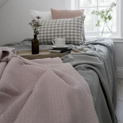 Colcha de cama Kimono 139x260 cm, dusty rose (rosa)