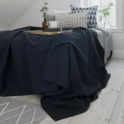 Colcha de cama Kimono 139x260 cm, grandem blue (azul)